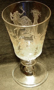 Collectible Engraved Glass.