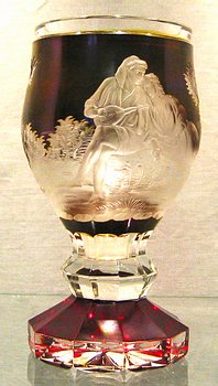 Collectible Engraved Glass.