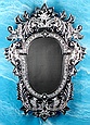 Click to see enlarged image of Venetian glass mirror. Made of Czech glass in Bohemian glassmaking tradititon.