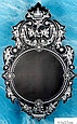 Click to see enlarged image of Venetian glass mirror. Made of Czech glass in Bohemian glassmaking tradititon.