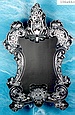 Click to see enlarged image of Venetian glass mirror. Made of Czech glass in Bohemian glassmaking tradititon.