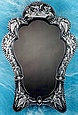 Click to see enlarged image of Venetian glass mirror. Made of Czech glass in Bohemian glassmaking tradititon.