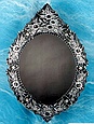 Click to see enlarged image of Venetian glass mirror. Made of Czech glass in Bohemian glassmaking tradititon.