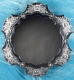 Click to see enlarged image of Venetian glass mirror. Made of Czech glass in Bohemian glassmaking tradititon.