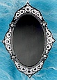 Click to see enlarged image of Venetian glass mirror. Made of Czech glass in Bohemian glassmaking tradititon.