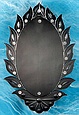 Click to see enlarged image of Venetian glass mirror. Made of Czech glass in Bohemian glassmaking tradititon.