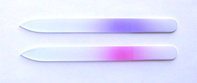 Crystal glass nail files Bohemian Glassworks: Kombinace barev