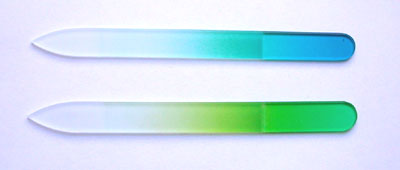 Crystal glass nail files Bohemian Glassworks: Kombinace barev