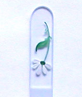 Sklenn pilnk Bohemian Glassworks: Run malovan dekor